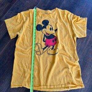 Yellow Mickey Mouse tee